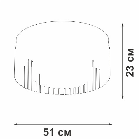 Потолочная люстра Vitaluce V5180-1/8PL