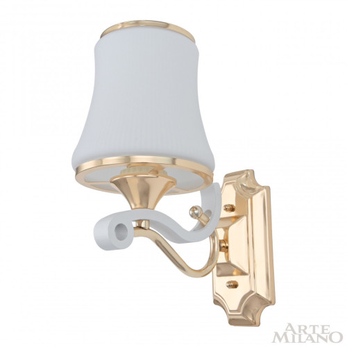 Бра Arte Milano Florentia-3987 303987/1W Wh/Gd