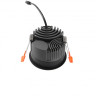 Встраиваемый светильник Iledex Technical Mars DIM 112-12W-D80-3000K-24DG-BK