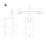 Трековый магнитный светильник Arlight MAG-FLEX-SPOT-ZOOM-R65-15W Warm3000 (BK, 34-60 deg, 48V) 047204
