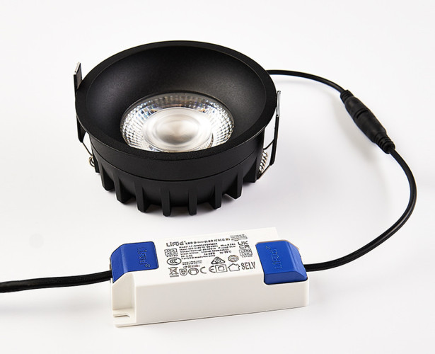 Встраиваемый светильник Italline IT08-8042 black 3000K