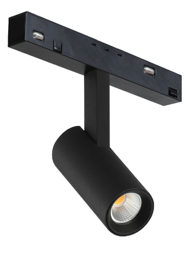 Трековый магнитный светильник iLedex Vision 4822-005-D34-8W-40DG-4000K-BK