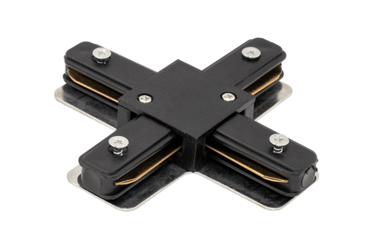 X-коннектор для однофазного трека DesignLed CN2-BL-X 003727