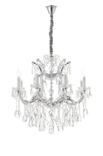 Подвесная люстра iLamp Diamond 6071-8 CR+CL