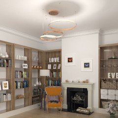 Подвесная люстра Eurosvet Posh 90175/3 медный a045413