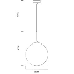 Подвесной светильник Arte Lamp A1561SP-1CC