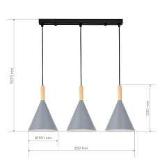 Подвесной светильник Evoluce Arket SLE1255-413-03