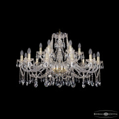 Подвесная люстра Bohemia Ivele Crystal 1413/12+6/360 G