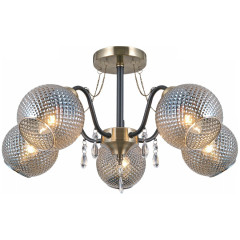 Люстра на штанге Illumico IL0432-5CSQ-29 AB BK