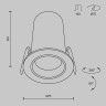 Встраиваемый спот Maytoni Technical Focus Led DL125-L12-4K-W