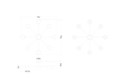 Потолочные люстры Arte Lamp Tenda A1624PL-8WH