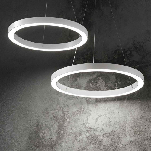 Подвесной светодиодный светильник Ideal Lux Oracle SP1 D70 Bianco 211381
