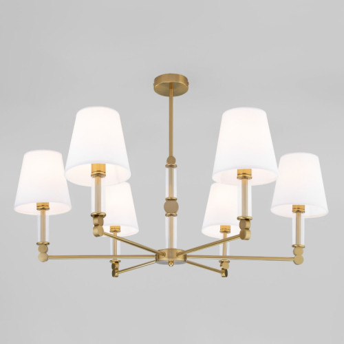 Люстра на штанге Eurosvet Conso 60145/6 латунь Smart a061950