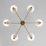 Люстра на штанге Eurosvet Conso 60145/6 латунь Smart a061950