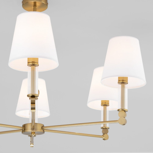 Люстра на штанге Eurosvet Conso 60145/6 латунь Smart a061950