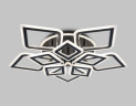 Потолочная люстра Ambrella Light Acrylica Original FA8915