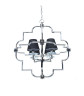 Подвесная люстра Lumina Deco Baltimore LDP 8020-4 CHR+BK