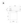 Трековый трехфазный светильник Arlight LGD-DYKE-4TR-R90-26W Day4000 (WH, 20 deg, 230V) 052147