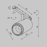 Трековый магнитный светильник Maytoni Technical Focus Zoom Exility X TR244-12W4K-B