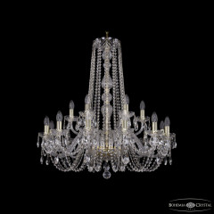 Подвесная люстра Bohemia Ivele Crystal 1402/12+6/300/h-90 G