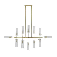 Люстра на штанге Indigo Saetta 11053/12R Gold V000565