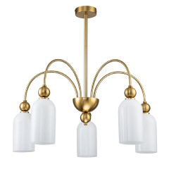 Люстра на штанге Escada Ode 686/5PL Copper