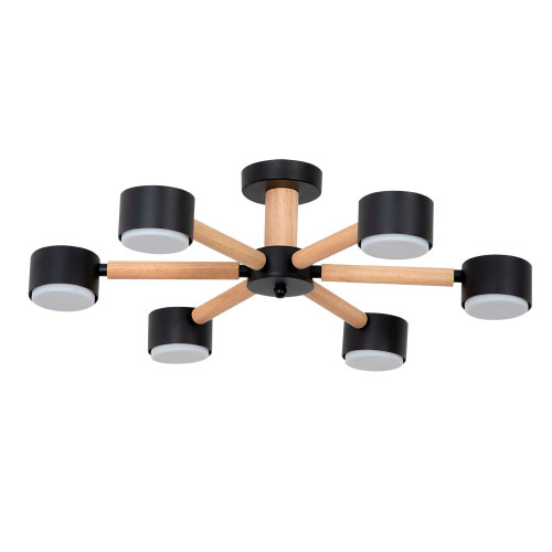 Потолочные люстры Arte Lamp Tenda A1624PL-6BK