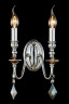 Бра Crystal Lux MERCEDES AP2 CHROME/SMOKE