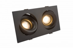 Встраиваемый светильник Denkirs Roto DK2122-BK