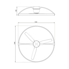 Потолочный светильник Nowodvorski Soft Ceiling Led 90x20 7531