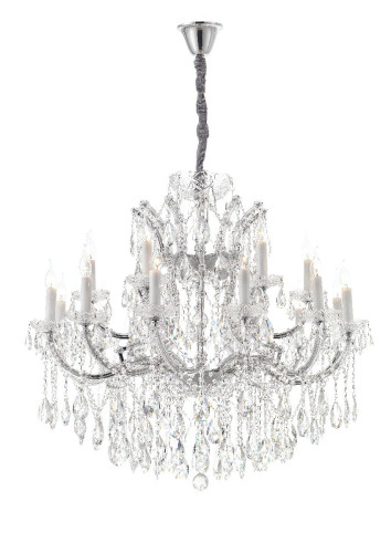 Подвесная люстра iLamp Diamond 6071-18 CR+CL