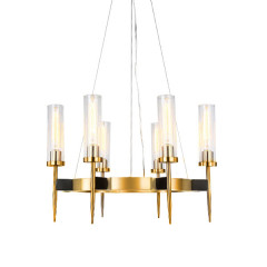 Люстра Alouette 6 brass