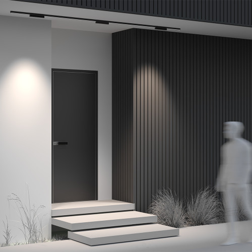 Уличный трековый светильник Maytoni Points O-TR02-2-S-12WB4K