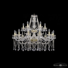 Подвесная люстра Bohemia Ivele Crystal 1413/12+6/360/2d G