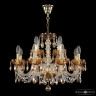 Подвесная люстра Bohemia Ivele Crystal 5402/8+4/195 G Amber/M-1H K721