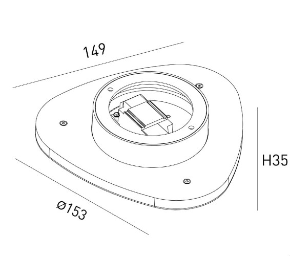 Настенный светильник Designled ML-TR153-WH-WW 016544