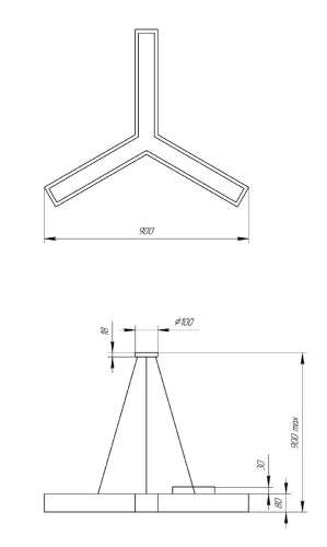 Подвесной светильник Эра Geometria SPO-143-B-40K-056 Б0050571