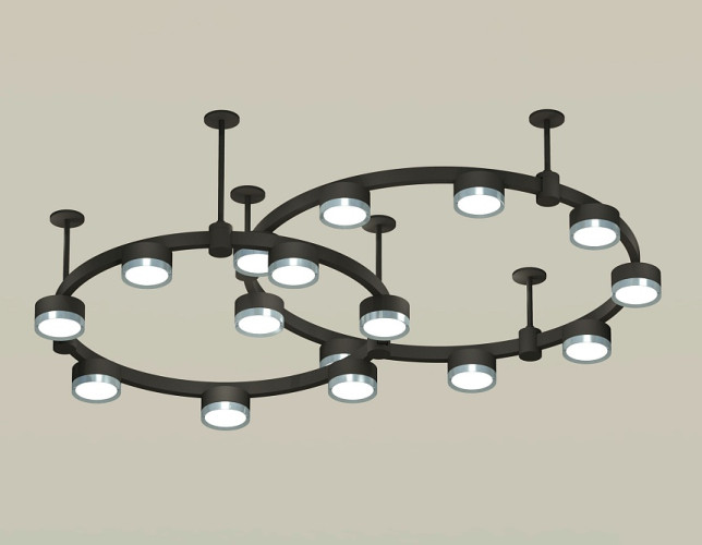 Комплект подвесного светильника Ambrella Light Techno Ring XR92221160 (A9222, A9227, C9242, C9238, N8133)