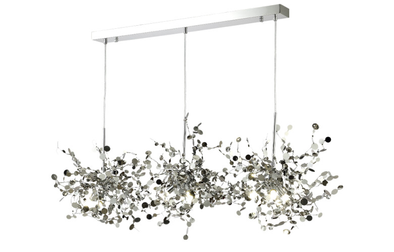 Подвесной светильник Crystal Lux GARDEN SP3х3 L1200 CHROME