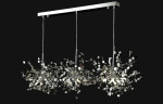 Подвесной светильник Crystal Lux GARDEN SP3х3 L1200 CHROME