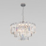 Подвесная люстра Eurosvet Elegante 10130/8 хром/прозрачный хрусталь Strotskis Smart a060642