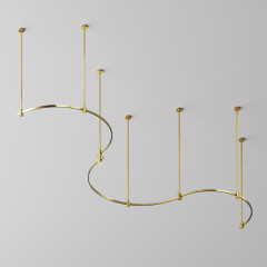 Шинопровод магнитный полукруг Maytoni Flarity TRX154-SR-D650-BS