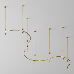 Шинопровод магнитный полукруг Maytoni Flarity TRX154-SR-D650-BS