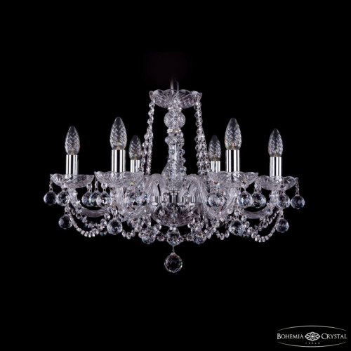 Подвесная люстра Bohemia Ivele Crystal 1402/6/195 Ni Balls
