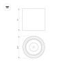Накладной светильник Arlight SP-SALT-R75-8W Day4000 (BK, 40 deg, 230V) 039380