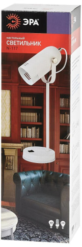 Настольная лампа ЭРА N-117-Е27-40W-W Б0047192