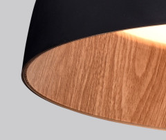 Потолочный светильник C0207-600A Black and Wood