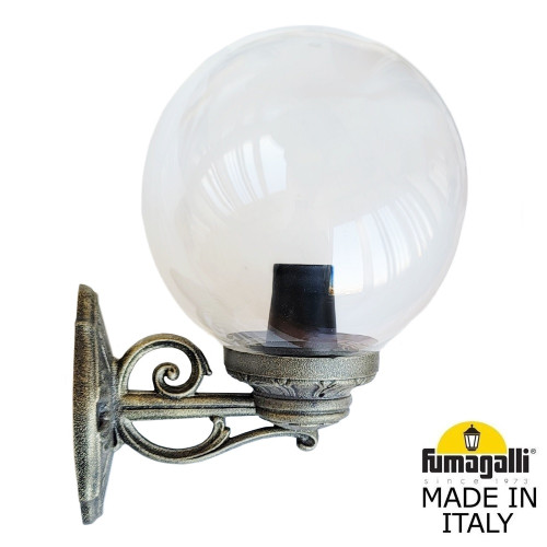 Уличный настенный светильник Fumagalli Globe 250 G25.131.000.BXF1R
