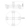 Потолочная люстра Escada Reflex 1140/8P