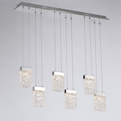 Подвесной светильник Delight Collection MD17090026 MD17090026-6D chrome